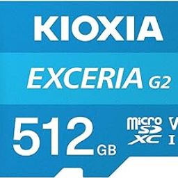 KIOXIA Former Toshiba Memory EXCERIA G2 512 GB microSD Memory Card - Class 10, Up to 100 MB/s Read Speed & 50MB/s Write for 4K Video Recording/Photography with 5year Warranty-6