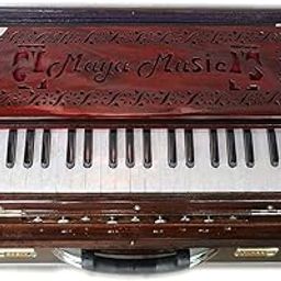 Maya Musicals 3 1/2 Octave Professional Quality Box Harmonium with 2 set of Reeds (MM/BH-PQ/2-2)-picture-2