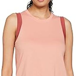 Women's Solid Regular Fit AS W NY DF Tank NVLTY-16