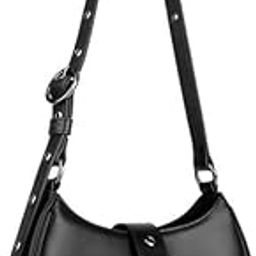 Black Casual Half Moon Shaped Flap Buckle Closure Silver Lock Detailing Women's Girls Crossbody Sling Bag-image-57