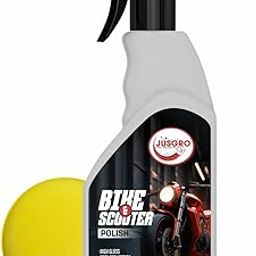 JusGro Bike & Scooter, Scooty, Motorcycle Polish For Shining Spray - Works Instantly, Restores Shine, Removes Scratches, Protects Paint & Surfaces, For All Two-Wheelers, Works As Shiner & Cleaner-image-23