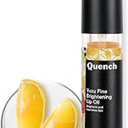 Quench Brightening Korean Lip Oil with Yuzu Vitamin C (Transparent) | Reduces Lip Pigmentation & Lightens Dark Lips | Non-Sticky, Non-Greasy Lip Balm | Made in Korea (5ml)-43