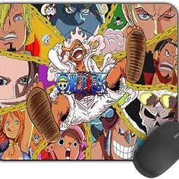 Kirmada Gaming Mouse Pad - Luffy Crew (One Piece) Non-Slip Rubber Base - Durable, Smooth Surface, Ergonomic Design - Easy to Clean -Small Size for Mackbook,Laptop,Desktop-image-18