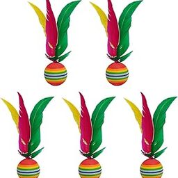 Enakshi (LABEL) Creations 5Pcs Badminton Shuttlecocks Outdoor Sports Toys for Physical Exercise IndoorSporting Goods|Tennis & Racquet Sports|Badminton-image-84