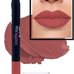 INCOLOR Matte Me Crayon Lipstick, Long Lasting, Waterproof and Smooth Texture Pencil Lipstick For Girl & Women, 2.3g Shade No.3-picture-50