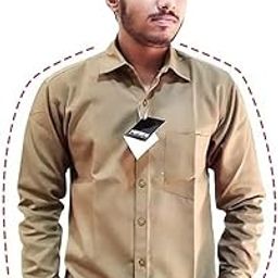 Khaki Full Sleeve Shirt for Workers & AUTO Drivers-image-24