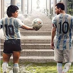 Diego Maradona with Messi Wall Sticker - Diego Maradona with Messi Wall Poster Sticker - Diego Maradona - Messi - starxdecals-image-9