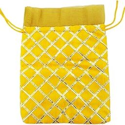 Golden Gota Big Size Shagun Potli Pouch-picture-9