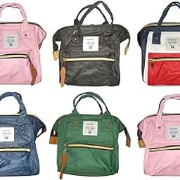 Kotak Sales Multipurpose Mini Diaper Smart Bag for Baby Small Nappy Backpack Bags for Mother Travel Toiletries Makeup Handbag Water Resistant Material Slingbag 2 Zipper Pockets Crossbody (6 Qty)-image-41