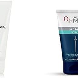 O3+ Volcano Scrub (50G) & O3+ ALPHA MEN Acno D-TAN Scrub With Hyaluronic & Mint 50g - Detan Scrub for TAN removal Combo-image-48