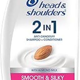 Head & Shoulders 2-in-1 Smooth and Silky Anti Dandruff Shampoo + Conditioner for Women & Men, With Almond Milk (1 L)-19