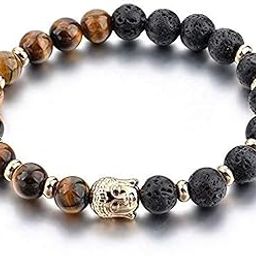 Reiki Feng-Shui Crystal Natural Semi Precious Gem Stone Beads Hand Bracelet. Unique Birthday Gift for Men, Women, Boys & Girls.-10