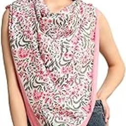 Sanganer Hand Block Printed Scarves Pure Cotton Scarf Square Hijab Dupatta 40" X 40" Inch-image-30