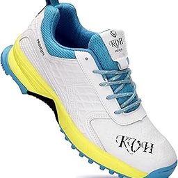 Lightweight Cricket Shoes for Men Rubber Spikes, Water-Resistant Footwear for Outdoor and Field Sports with All Round Performance PKC017-image-39
