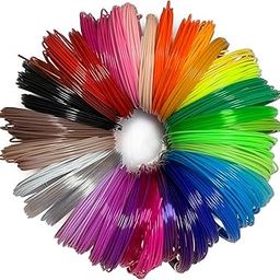 Magicwand Set of 10【10 Metres Each】1.75 mm PLA Filaments for 3D Pens【10 Filaments】【Multicolored】-24