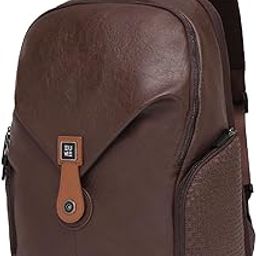 EUME Helix 28L Backpack Bag For Man| 2 Large Compartment office Laptop Backpack | Fits Up to 15.6" Laptop | Vegan Leather | Travel Bag | Laptop Backpack For Men and Women-image-65