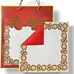 Yasamazing Kanku Pagla Cotton Cloth Asan For Bride Born Baby Parents Day, Teachers Day,Mother's Day to Collect Footprint or Hand Print Memories, Guru, Teacher Swaagat Welcome Rumal with carring bag-image-97
