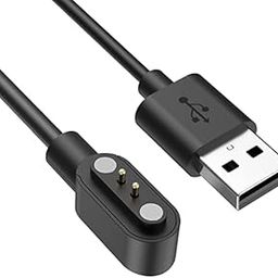Boat New Smartwatch USB All Type Charging Cable Compatible With boAt, Fire Boltt, Noise, Dizo, beatXP, fast-track, pTron & All 2 Pin Charger Watches (Cable 1Only)-17