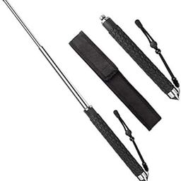 Self-Defense Foldable Alloy Steel Hiking Stick Pointer Stick Safety Rod for Car Office Outdoor. (26 inches Manual)-image-42
