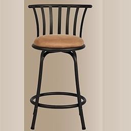 lassic Barstools Country Style Velvet Bar Chairs with Back and Footrest Swivel Counter Height Bar Stools for Kitchen Island Pub, Bistro,... (29 inch)-image-29