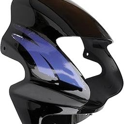NIKAVI N512 Head Light Mask Compatible Compatible for Hero Passion Plus Bk-Blue-image-12