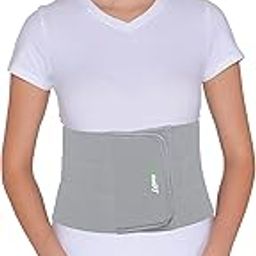 Asmofit Abdominal Binder & Belly Band Panel Compression for Women|Wrap Support Belt for Post-Surgery,Hernia Relief,C-Section Stabilization,Core Support,Injury Prevention (Universal 28-44 Inch) - Grey-image-36