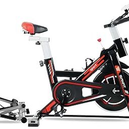 BIONFIT SpinZ Exercise Bike with Attached Stepper | 2-in-1 Full-Body Cardio Workout Machine, Adjustable Resistance, LCD Monitor & Home Gym Fitness Equipment for Fitness, Weight Loss & Training-19
