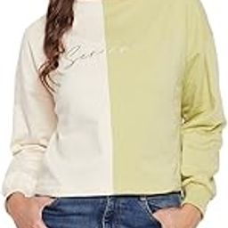 Women Cloure Block Beige Sweatshirt-picture-31