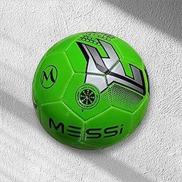 Kids Soccer Ball, Size 3, PVC Material, Neon Green and Silver-image-31