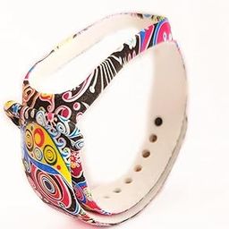GYC Replacement Strap Compatible for Xiaomi MI Band 2 and MI Band HRX Wristband Flexible Silicon Girlish Printed Band (NOT Compatible for MI Band 4 & MI Band 3) Combo Pack of 3-image-56