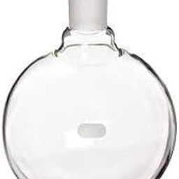 RAWAL'S Borosilicate Glass Round Bottom Boiling Flask With Inter Changeable Joint 1000 ML (Distillation Flask)-1