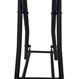 IYB Folding Stool – Heavy Duty 25-inch Collapsible Padded Round Stool with 80 KG Capacity for Dorm, Rec Room, Bar, Kitchen or Gameroom (Black)-picture-10
