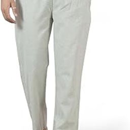 Men’s Formal Cotton-Linen Trousers, Waist with Drawstring, Formal & Lounge Wear-picture-53