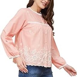 Women's Cotton Peplum Casual Shirt (CAT-319-A)-image-31