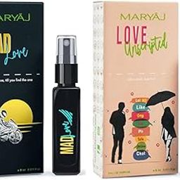 Maryaj Mad Love EDP and Love Unscripted EDP 8ML Long Lasting Scent Spray Gift For Men and Women-picture-44