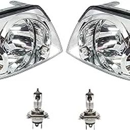 K D Headlight Assembly For Hyundai Santro Xing With Bulb (Right & Left Sides) 2003-2014 ( Without Adjustable Motor, Halogen)-image-13