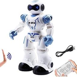 Magicwand R/C Rechargeable Gesture Sensing,Dancing & Programmable Robot for Kids with Lights & Sound【White】【Pack of 1】-picture-24