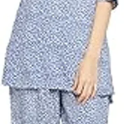 clovia Women's Cotton Pretty Polka Print Top & Pajamas-picture-25