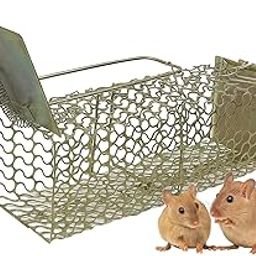 BHATI ECO SALES Rat Traps for Home, Office, Factory, Warehouse | Rat Trap Cage | Mouse Trap | Chuha Dani |, Rodent Iron Trap Chuha Pinjra | Rat, Mouse, Cage-image-2