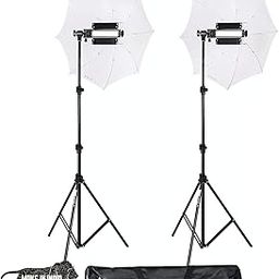 HIFFIN Porta Kit with Pair of 9 feet Light Stands, Porta Lights, Umbrellas for Video & Still Photography Lighting (Porta Light kit Mark II)-image-74