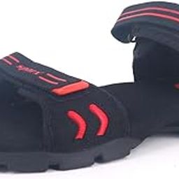 mens SS 106 | Latest, Daily Use, Stylish Floaters | Red Sport Sandal - 9 UK (SS 106)-19