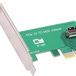 xiwai MCIO Mini Cool Edge IO Female to PCI-Express 5.0 4.0 4X Host Adapter for M.2 NVME to U.2 SSD with Low Profile Bracket-23