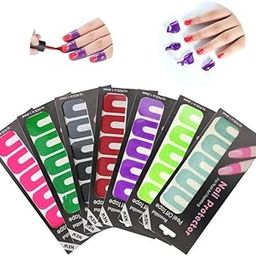 AKSH Nail Protector Design Gel Polish Stamping for Peel Off Nail Tapes Skin Barrier Sticker | Pack of 1, Multicolor-14