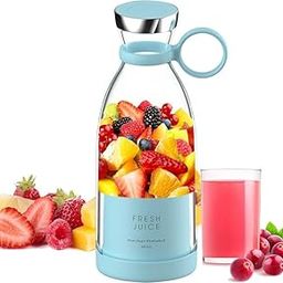 DOEASY Portable Blender,USB Rechargeable Mini Juicer Blender,Electric Juicer Bottle Blender Grinder Mixer,Personal Size Blender for Juices,Shakes and Smoothies,Fruit Juicer Machine-image-80