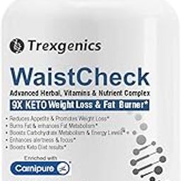 Trexgenics Waistcheck 9X Keto Weight Loss Management with Carnipure 100 Mg (Lonza, Switzerland) , 60 Veg. Capsules-15