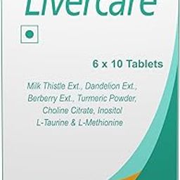 HealthAid Livercare | Liver Detox supplement with Milk Thistle & Dandelion Extract Choline and Inositol to Support Liver Health |Helps Support fatty liver issues, with Natural Detox Formula - 60 Veg Tablets-21