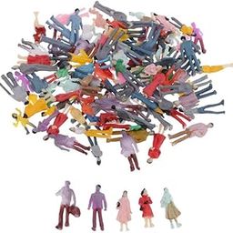 LOOM TREE® Lot of 100 pcs HO Scale Model Train Building Layout Painted Figures 1/100| Model Railroads & Trains | HO Scale | Parts & Accessories | Figures & People-12