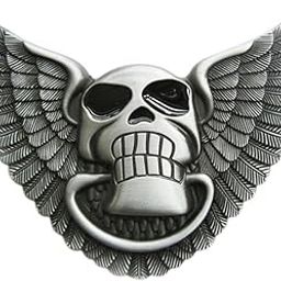 Vintage Angel Wing Skull Belt Buckle Gurtelschnalle-image-41