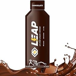 5 Sachets of LEAP Endurance Gels for Running, Energy gel for cycling, Gel Pack, Energy Gel with natural ingredients for easy digestion and quick energy, Contains Amino Acids and MCT oil (CHOCOLATE)-16