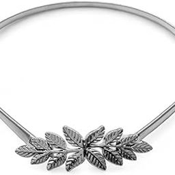 Elastic Belly Chain Belt for Women Leaf Design Spring Saree Belt Wedding Kamarband for Ladies Saree Adjustable Waist Belt For Women 28-38 Inch Waist Size - (CB03)-image-73